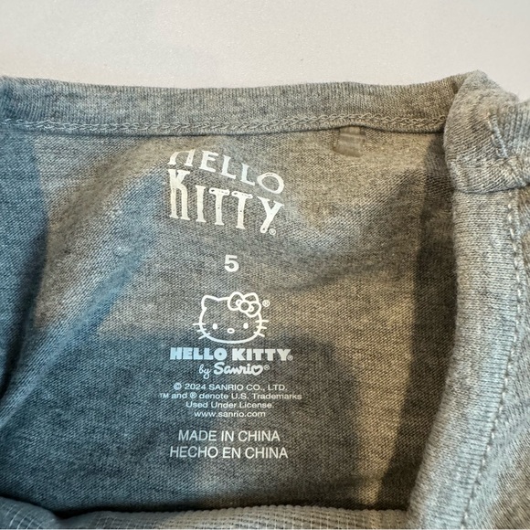 Hello Kitty Halloween Little Girls Black Tutu Dress Long Sleeve Size 5 - Picture 3 of 4